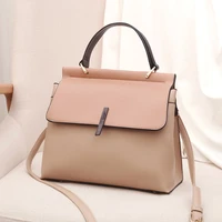 monnet cauthy 2021 new arrival bags for women fashion elegant office ladies totes pu solid color khaki pink practical handbags
