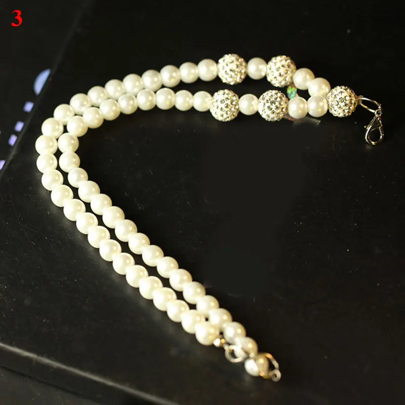 

Imitation Pearl Keychain Women Trinket For Women's Gift Handbags Peal Beads Keyring Key Ring For Jewelry Making Accessories
