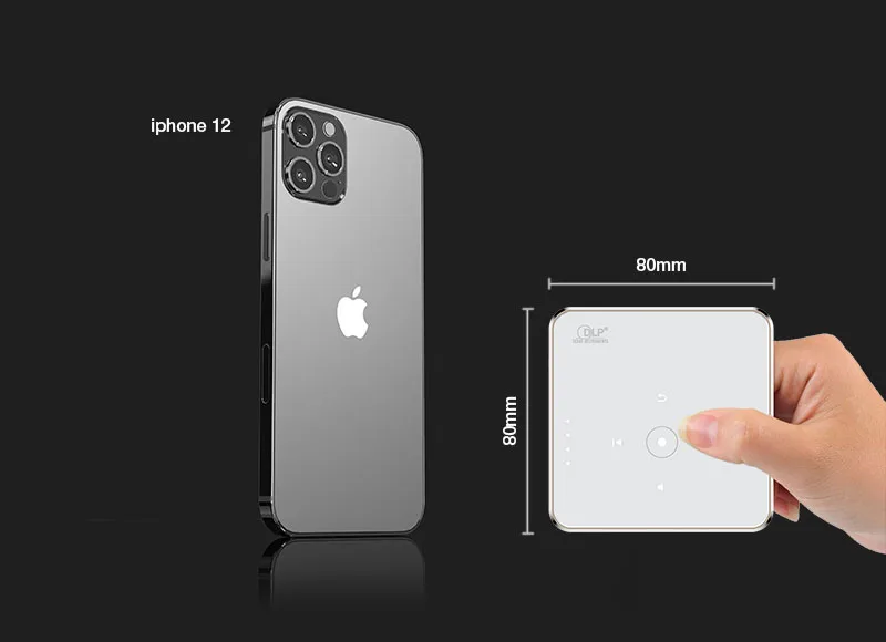 dlp mini portable business hd led smart android 3d wifi mobile phone projector for sale mobile home theater 1080p 4k projector free global shipping