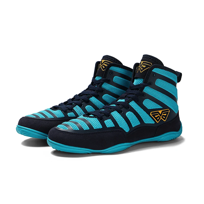 Новая мужская Профессиональная Обувь для бокса резиновая подошва дышащие