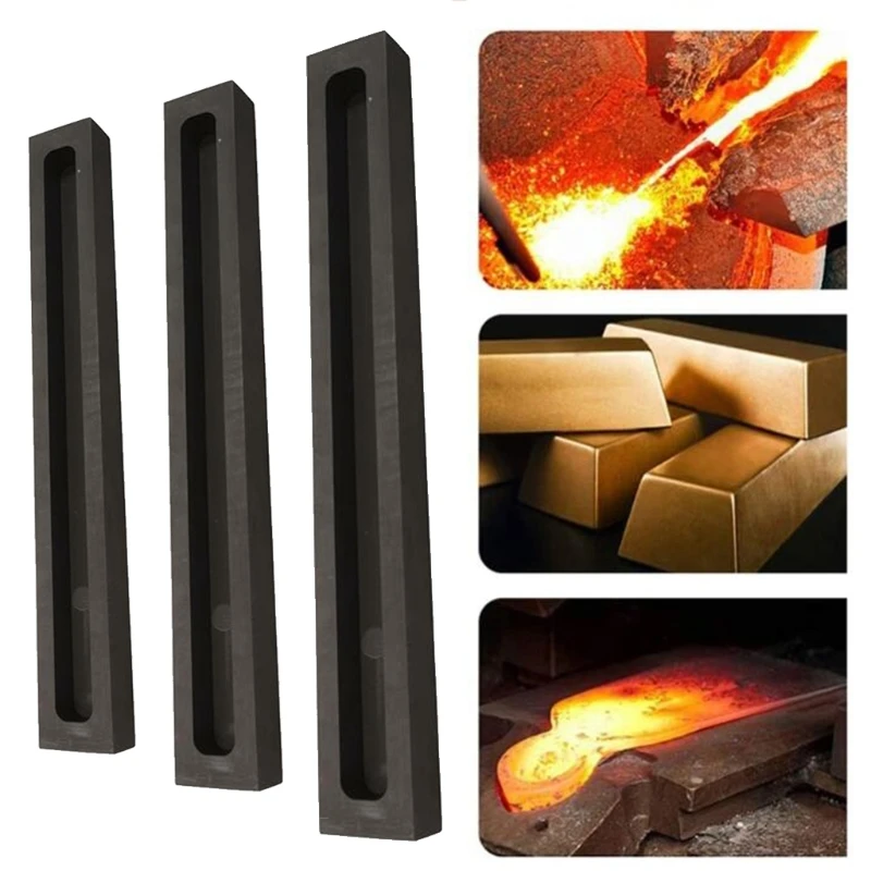 

Graphite Casting Ingot Long Bar Mold for Metal Casting Melting Refining Strips