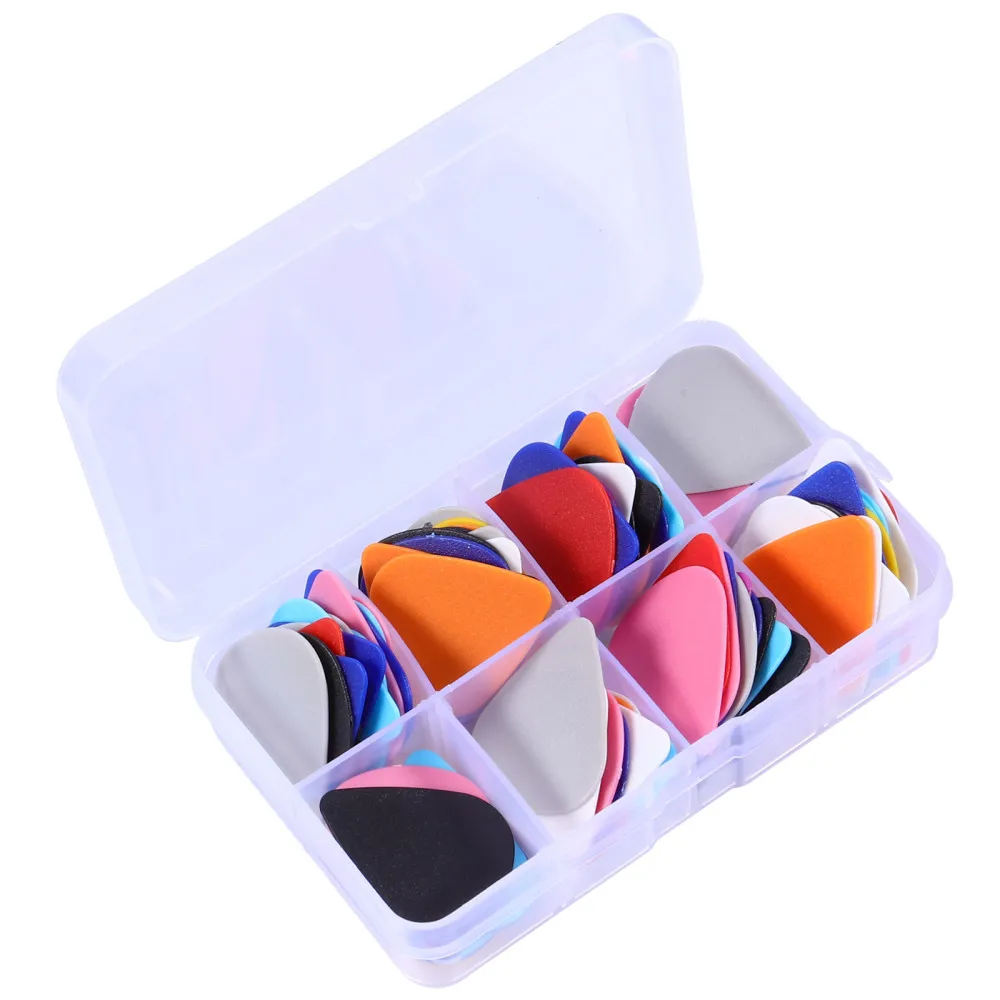

1 Box /100pcs Colorful Guitar Picks Plectrum Ukulele Picks Parts