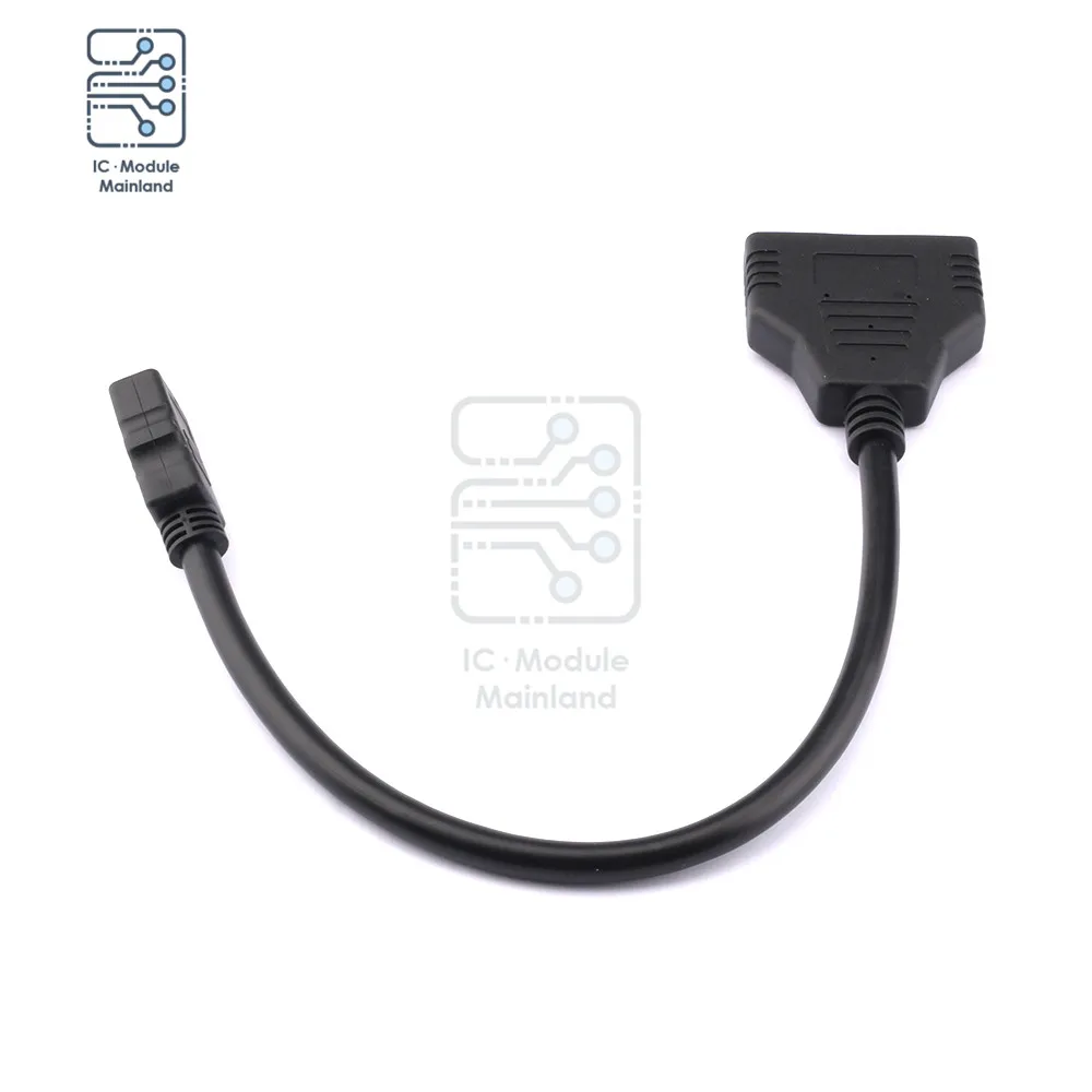 Переходник-разветвитель 30 см 1 в 2 разделительный кабель совместим с двойными