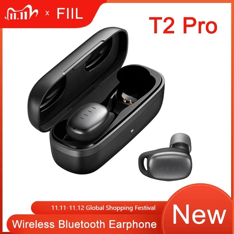 

Youpin FIIL T2 Pro TWS Bluetooth 5.2 Earphone Wireless Headphones Active Noise Reduction Sports Earbuds Headsets With Microphone