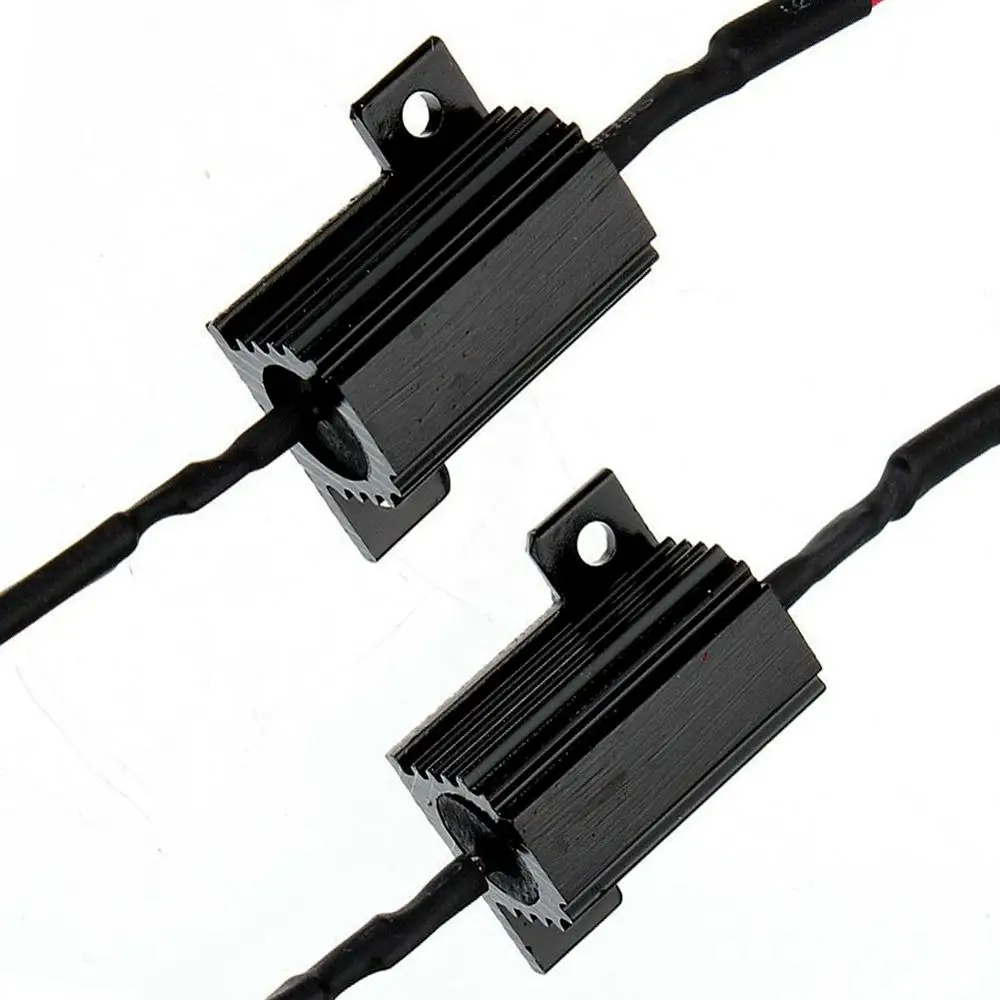 

4pcs 6.8 25W Load Resistor Hyper Flash Turn Signal Blinker for Fix LED Bulb Light