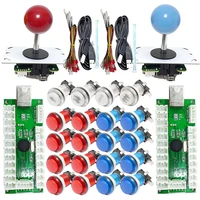 2 player led arcade diy kits usb encoder for%c2%a0 pc joystick led push bottons switch for raspberry pi 4 model project