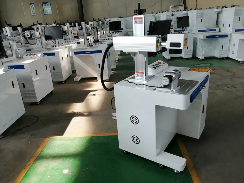 Распродажа настольный волоконно лазерный маркировочный аппарат 20 Вт 30