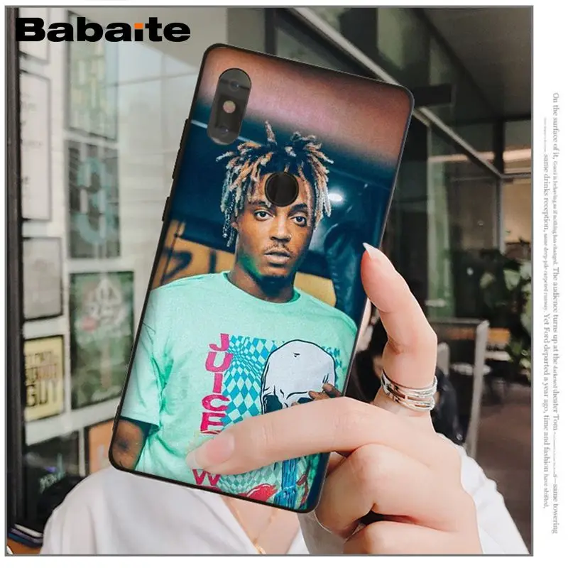 Babaite Juice WRLD TPU Soft Silicone Phone Case Cover for Redmi 5 plus Note 5 Note 4 4X Xiaomi MI 6 8 8SE Mobile Cover