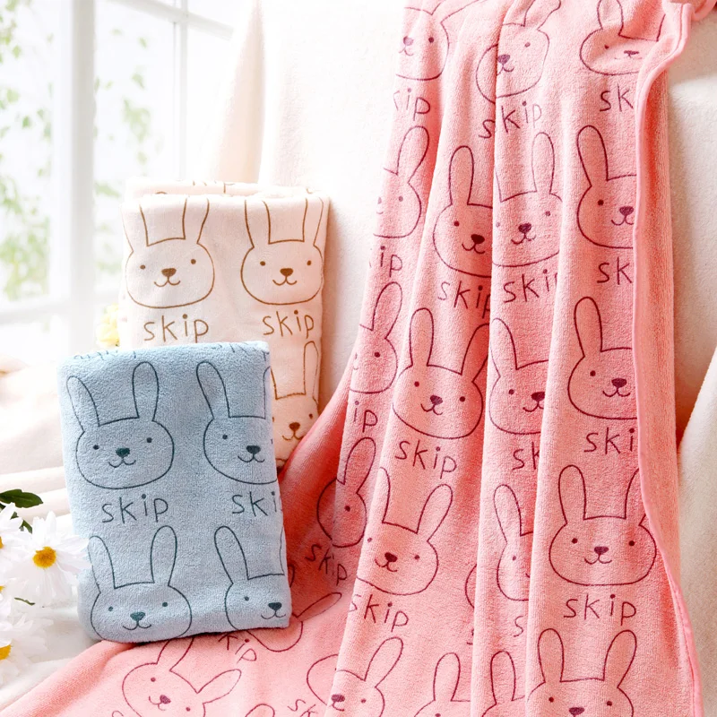 

70*140CM Bath towel adult men and women large Absorbent wrapped Chest baby Children cute cartoon increase Beach towels