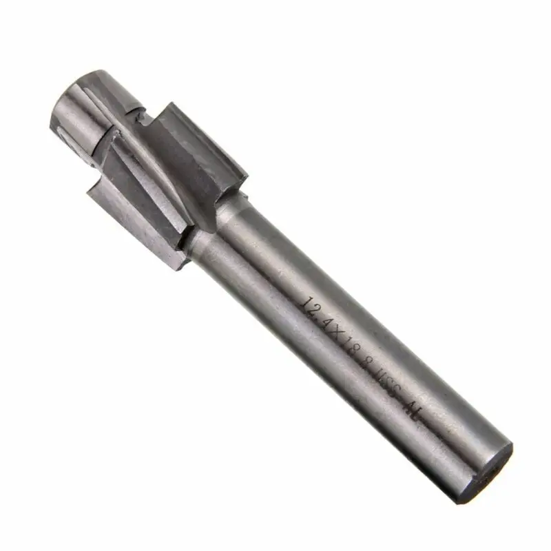 7pcs M3.2-M12.4 HSS Counterbore End Mill Pilot Slotting Tool Milling Cutter