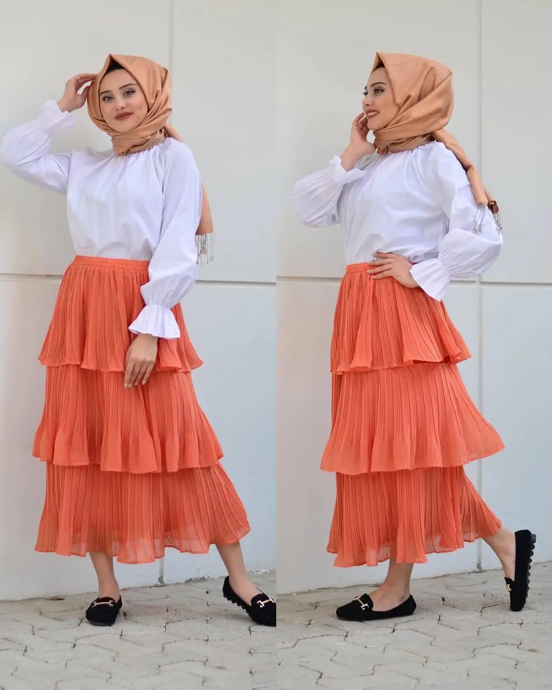 Блузка женская с длинным рукавом Повседневная рубашка в мусульманском стиле