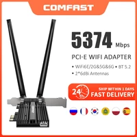 5374mbps dual band wireless desktop pcie for intel ax210 ngw card 802 11ax bt5 2 pci express wifi 6e network card cf ax210 pro