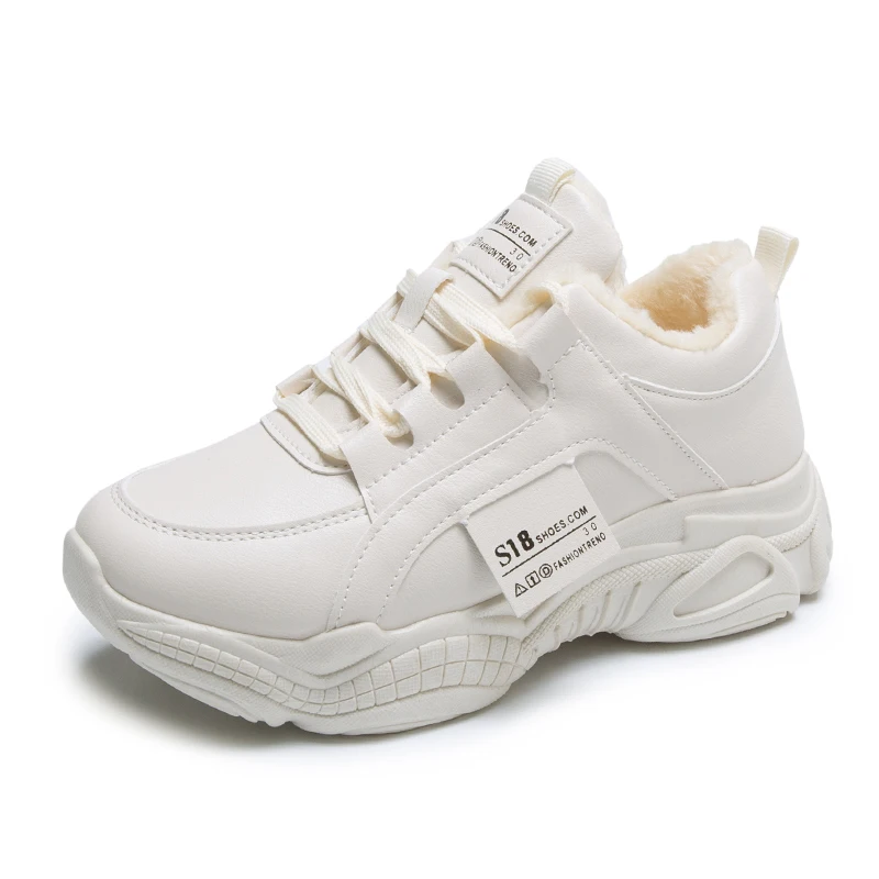 Beige cotton Женские Сникеры на платформе со шнуровкой; коллекция года; сезон весна-осень; модная красивая дышащая обувь; женские кроссовки; оранжевая повседневная женская обувь - Цвет: Beige cotton