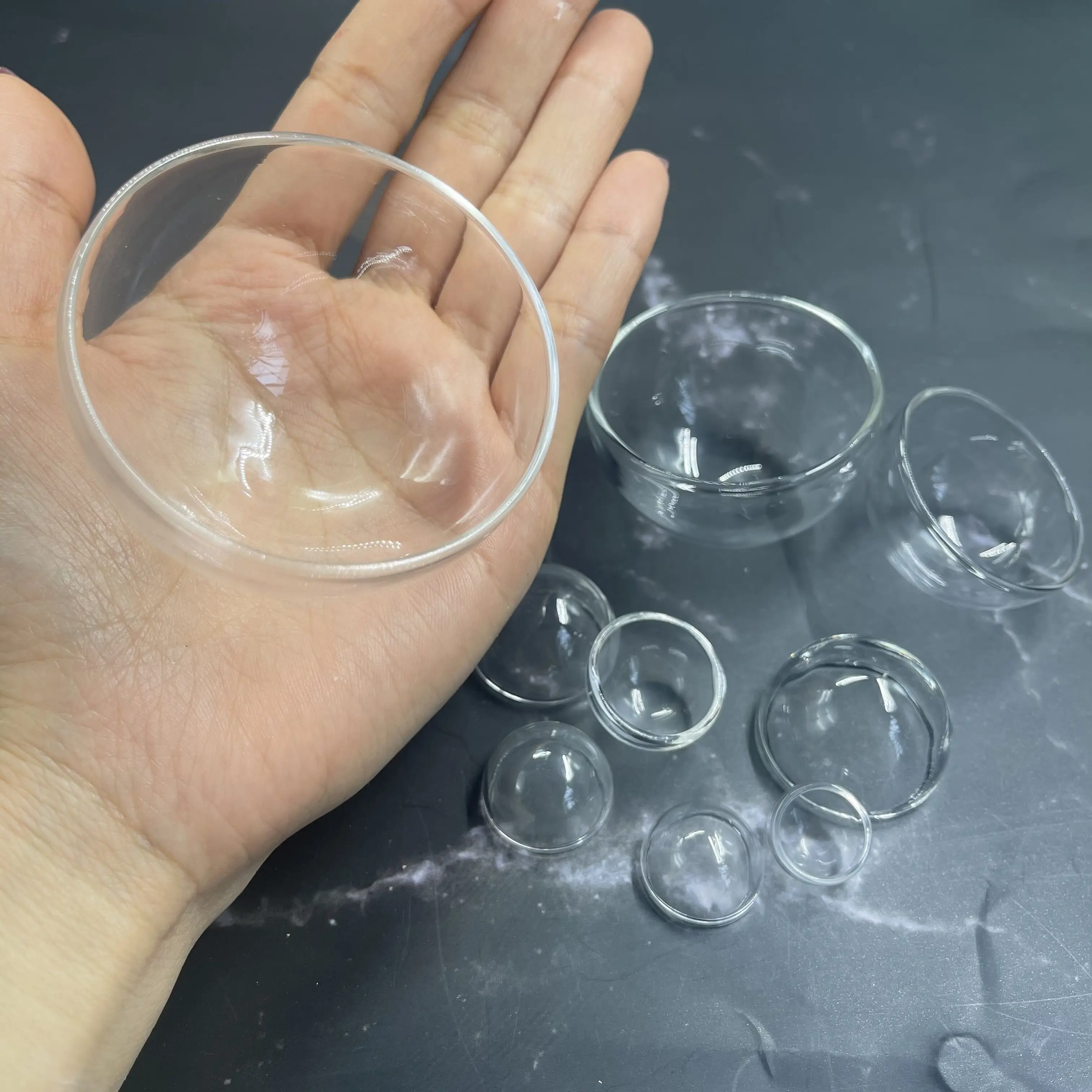 50 шт. прозрачная полукруглая Крышка для стеклянной бутылки 12-70 мм | Дом и сад