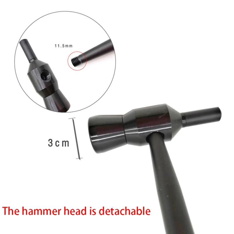 

1Pc Car Depression Repair Tool Seamless Rubber Sheet Dent Repair Tool Repair Hammer Leveling Hammer