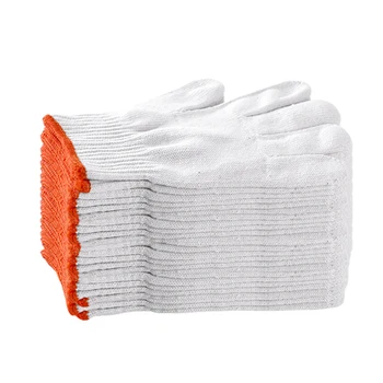 1 Pair White Yarn Gloves Inspection Cotton Work Gloves Driver Lightweight Hight Quality Apparel Accessories 3
