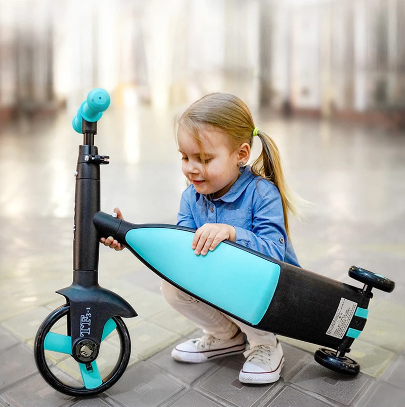 

Nadle Children's scooter tricycle toy for car folding for traveling suitable for baby play over 3 years old