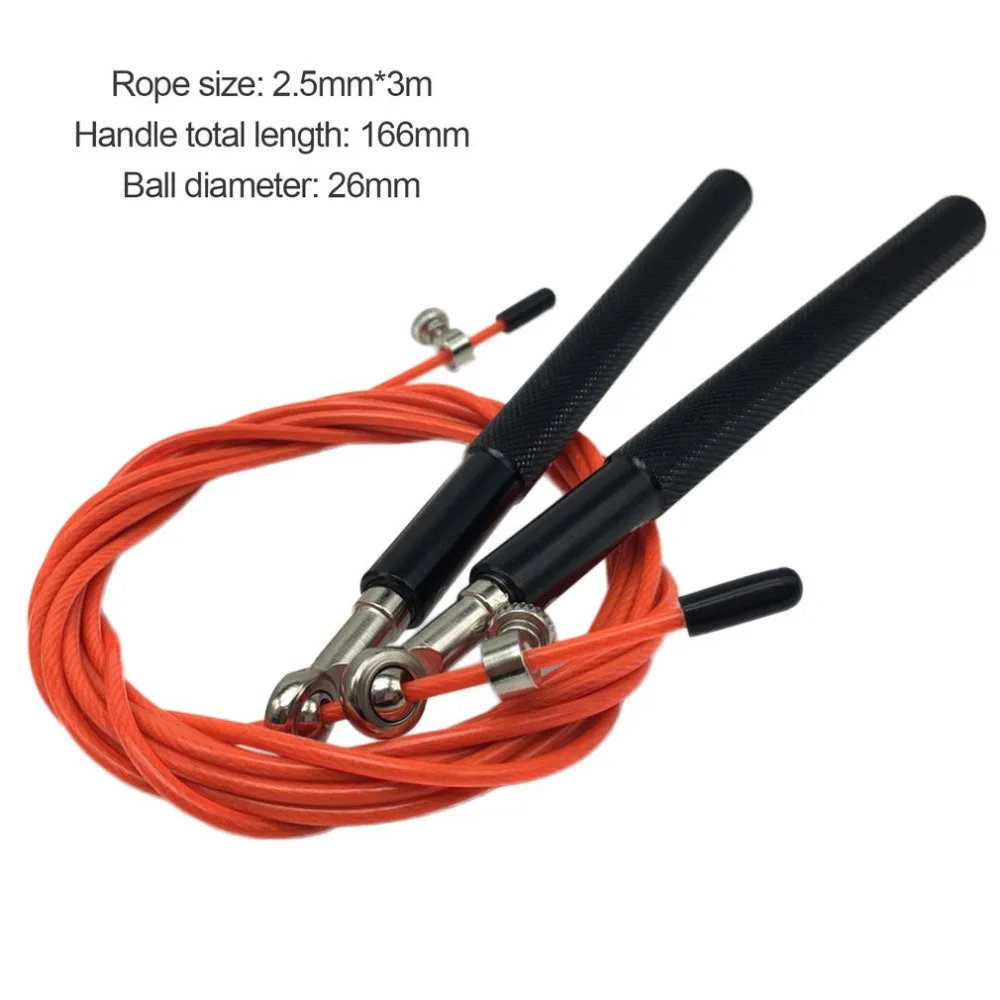 

3 Meters Metal Ball Bearing Adjustable Training Speed Jump Exercise Rope Sport Skipping Fitness Equipment Home Gym Drop Shipping
