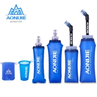 aonijie running sport bicycle soft water bottles folding tpu soft flask water bag e885 running hydration backpack