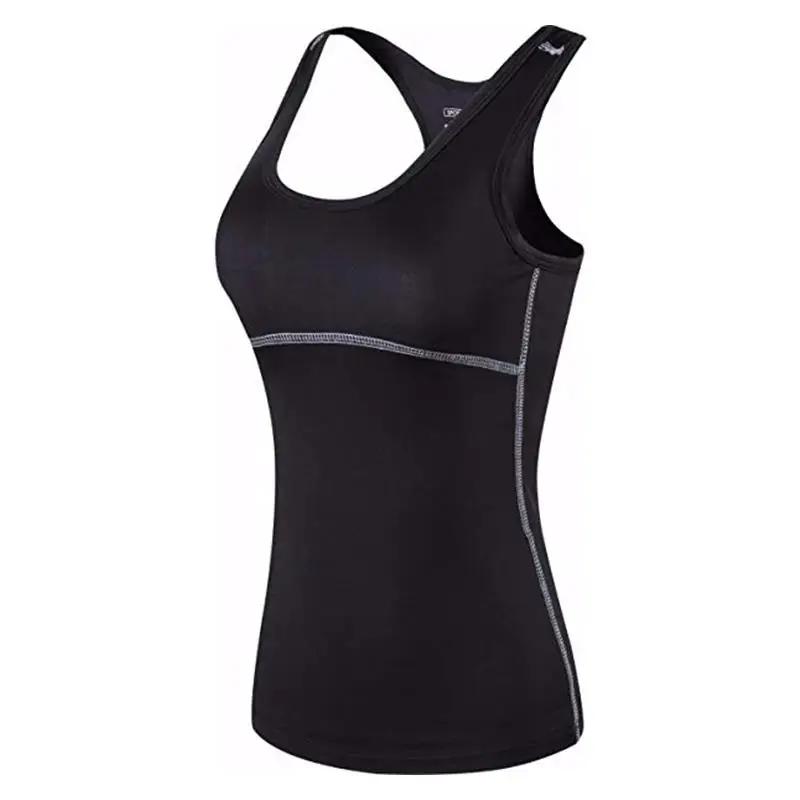 Jeansian Для женщин быстрое высыхание Slim Fit безрукавки для Tanktops безрукавная майка