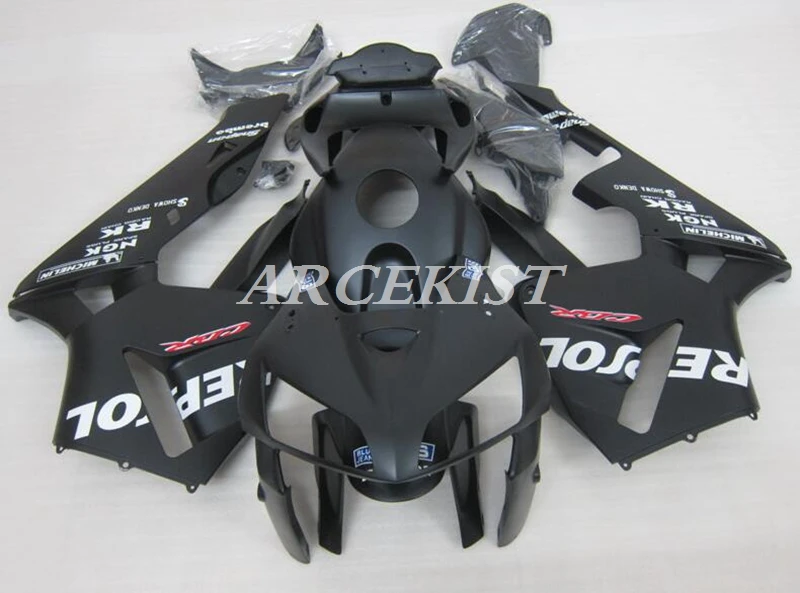 

New ABS Motorcycle whole Fairings kit Fit for HONDA CBR600RR F5 2005 2006 05 06 Bodywork set Free custom black matte
