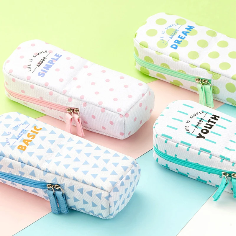 Stationery Large-Capacity Multi-Function Creative Pencil Case Mobile Phone Holder Pen Bag Cute Pencilcase School Gift | Канцтовары для