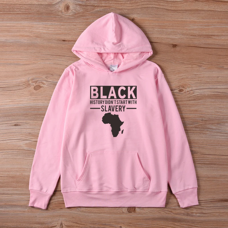 ONSEME/черная история не начинается с слоган рабства толстовка капюшоном пуловеры