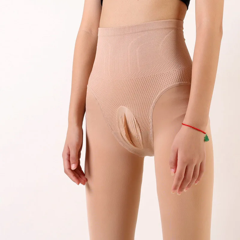 

Sexy Men Long Johns ​Warm Socks ​Tights Leggings Penile Sheath Cock Pouch Elastic Slim High Waist Pantyhose Stocking