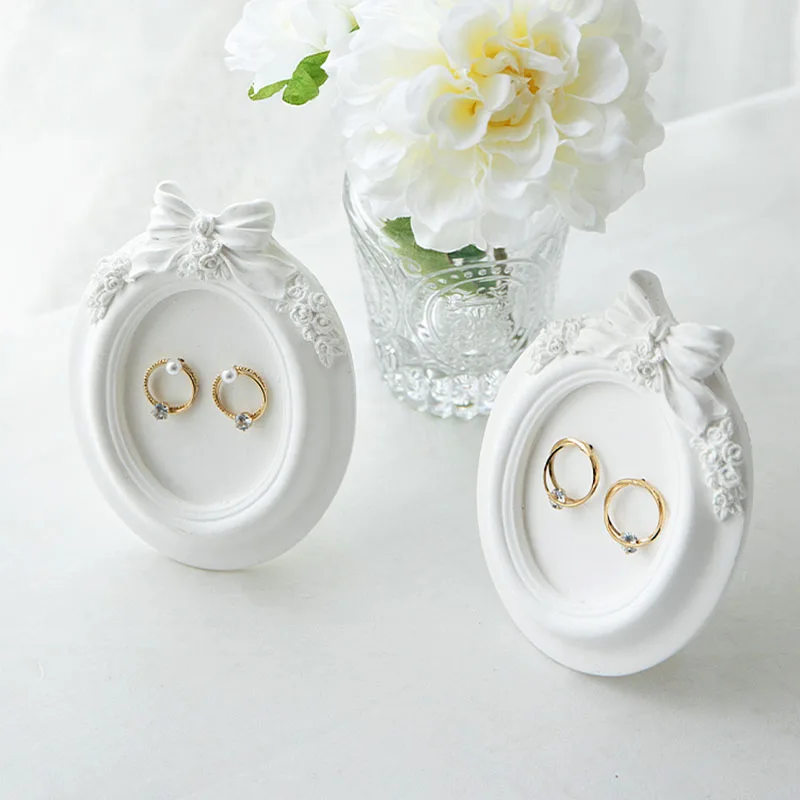 Зеркальная фоторамка в стиле ретро поднос для бетона гипсовая форма подсвечника