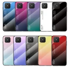 Чехол для телефона uyфрате с защитой от царапин и градиентом для Huawei Nova 8 SE Mate 40 Pro Plus Nova 7 Mate 30, гладкий Чехол из закаленного стекла