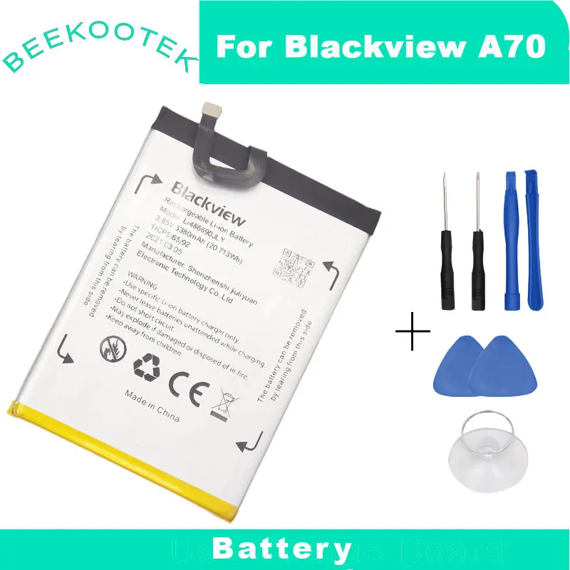 new original blackview a70 battery mobile phone battery repair parts accessories for blackview a70 android 11 smartphone free global shipping