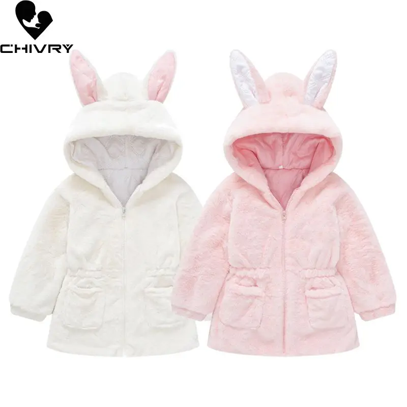 Новинка 2020 модное длинное пальто из искусственного меха для маленьких девочек