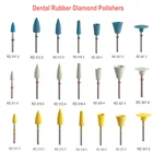 1 шт. стоматологический низкоскоростной резиновый Алмазный полировщик полировальное колесо подходит для керамического циркония фарфора Полировальный Инструмент с высоким блеском