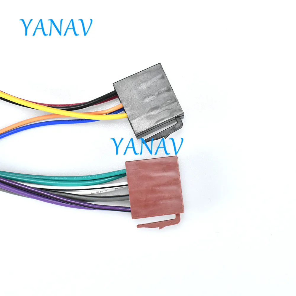 12-033 ISO RADIO ADAPTER CABLE FOR HYUNDAL iX-35 Solaris i-25 Verna Accent 2010+/KIA Sportage 2010+Rio 2011+ Car Stereo Radio I |