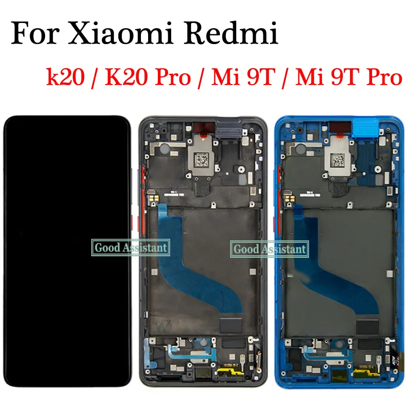 ЖК дисплей AMOLED 6 39 дюйма для Xiaomi Redmi k20 / K20 Pro Mi 9T Mi9T с сенсорным экраном и
