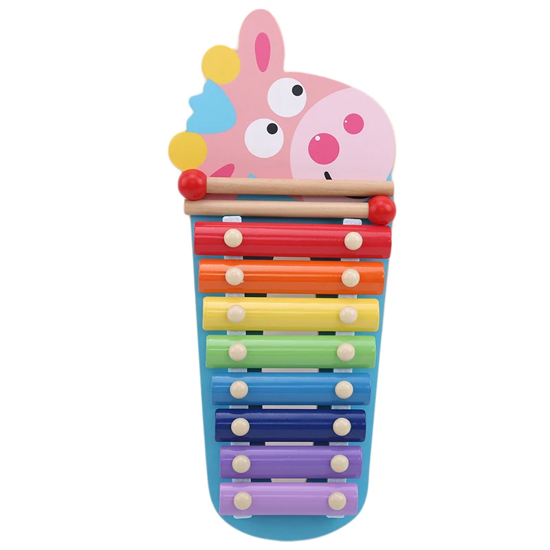 

Octave Knock On The Piano Music Toy Wooden Children's Animal Knock On The Piano Toy Puzzle Early Education Musical Instrument