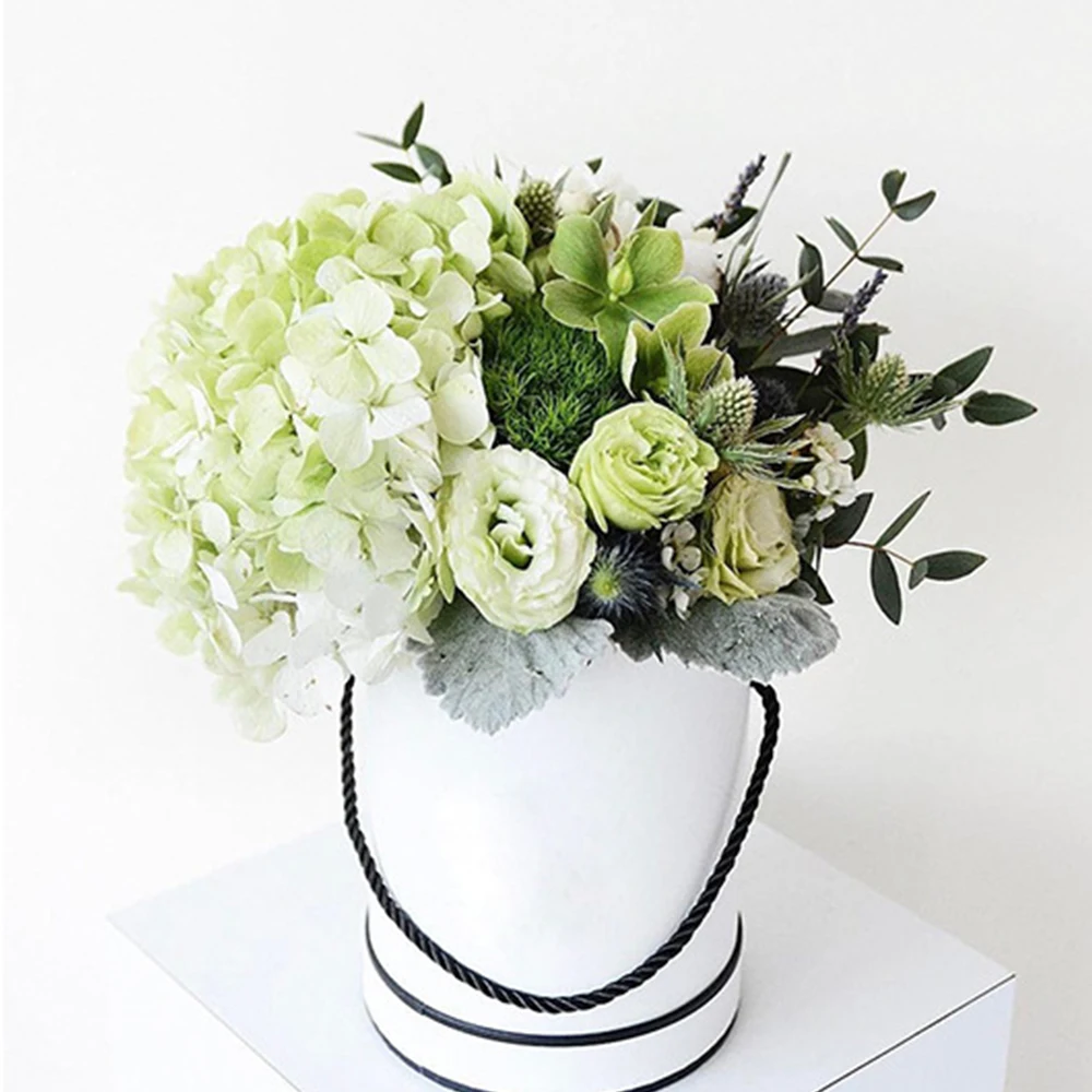 Дамские подарки коробка ручной Букет цветов мини бумажная упаковка чехол Крышка