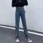 Fa9012-1 2019 новая на осень-зиму Женская мода повседневные джинсовые штаны с высокой талией, женские джинсы, джинсы