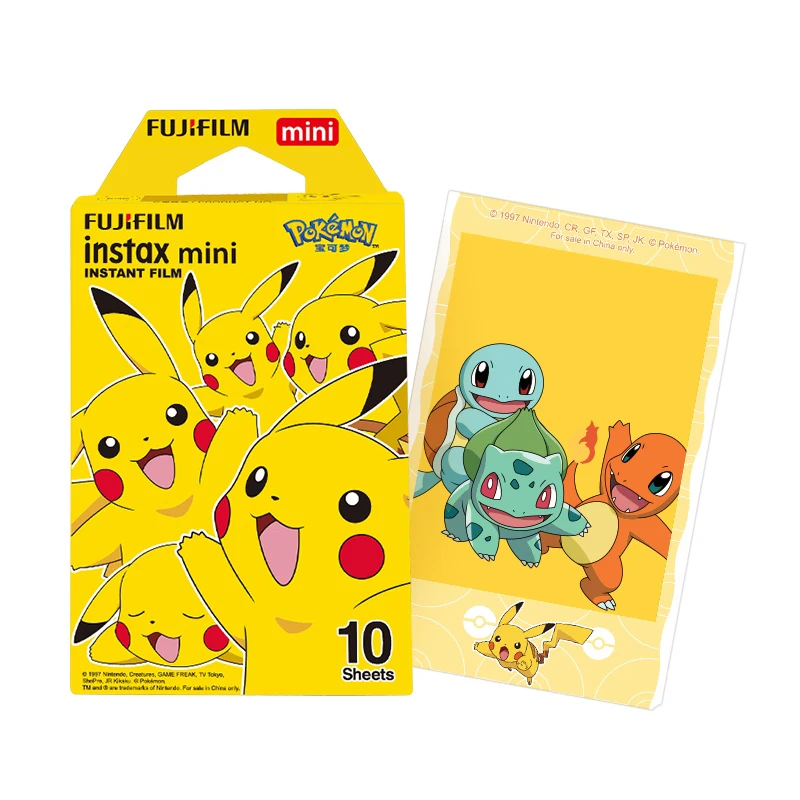 Оригинальная пленка Fujifilm Instax Mini Instant Cartoon Film mini Fuji instax для Polaroid 7s 8 9 25 50s 90 SP 1 2 CHECKY