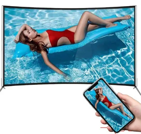 Изогнутый ЖК-монитор 80 дюймов 4K TV Wi-Fi Android OS несколько языков |