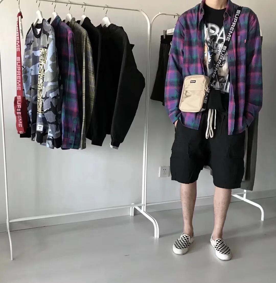 Шорты-карго God с двойной дорожкой для мужчин универсальные модные летние