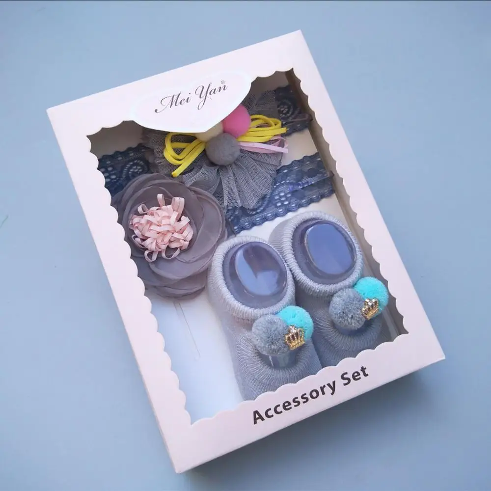 1 комплект Детская эластичная повязка на голову с бантом и короной|Аксессуары| |