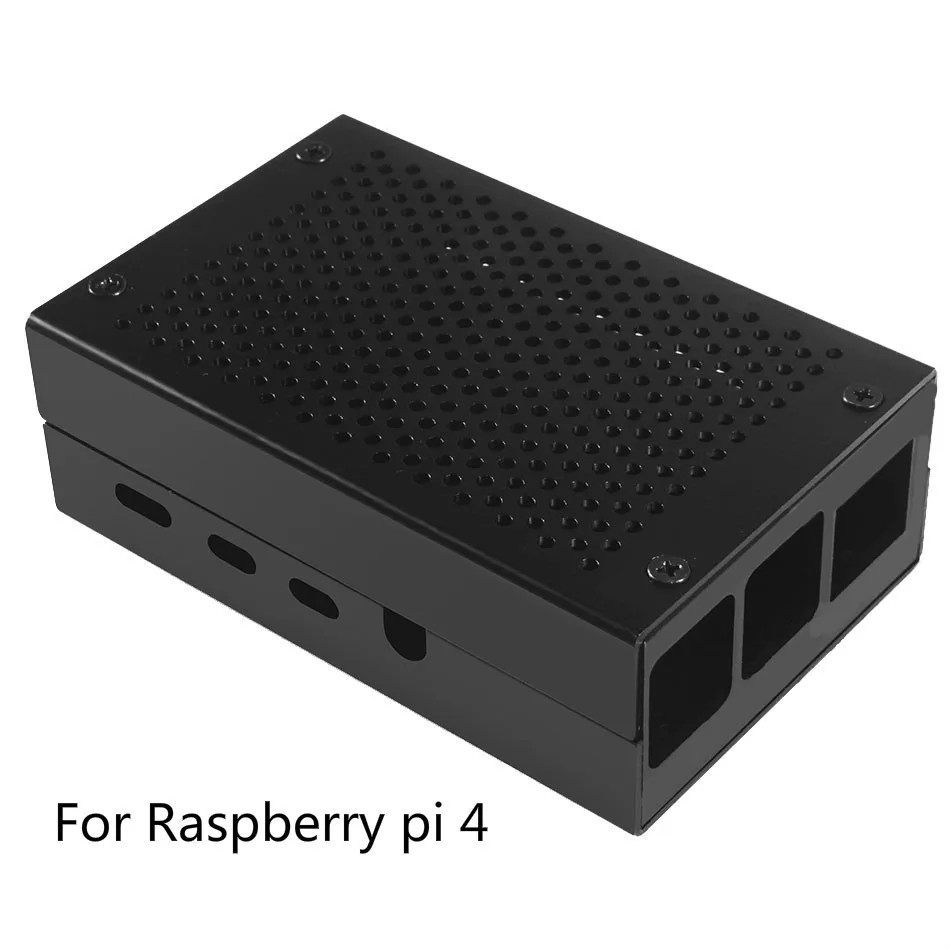 raspberry pi 4 Raspberry Pi 3 4 чехол алюминиевый серебристый зеленый черный чехол металлический корпус RPI 4 коробка совместима с Raspberry Pi 3 Model B - Комплект: raspberry pi 4