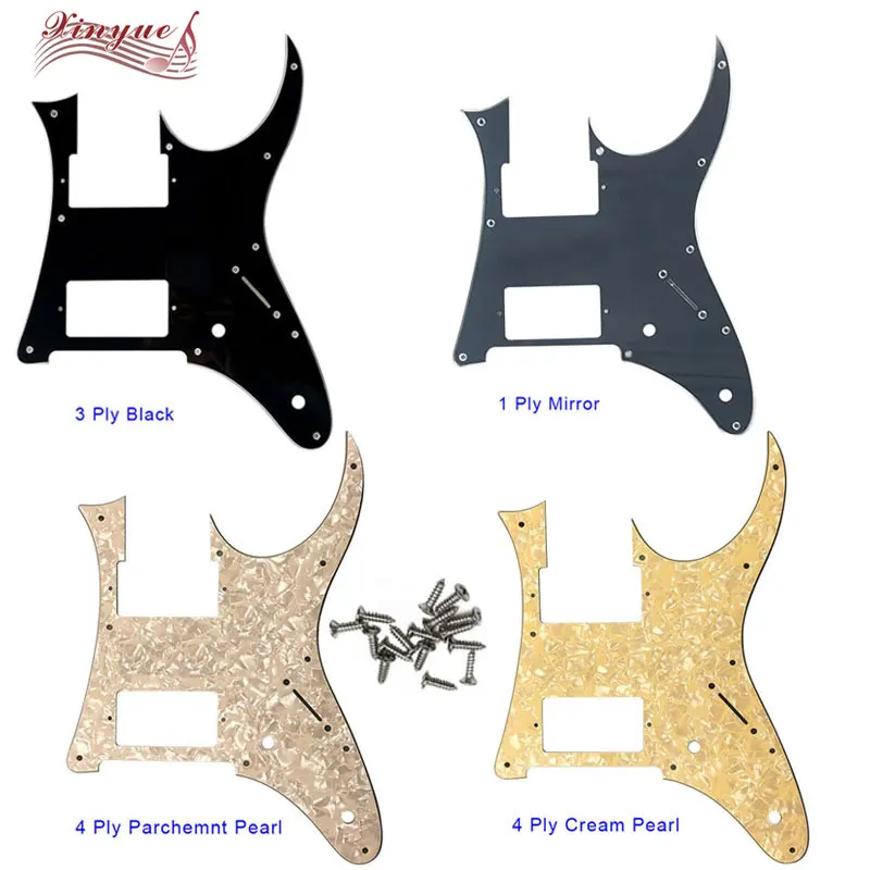 

Xinyue Guitar Parts For 10 Hole Screws MIJ Ibanez RG350 DXZ Guitar Pickguard Pickup Scratch Plate HH Humbucker Many Colors