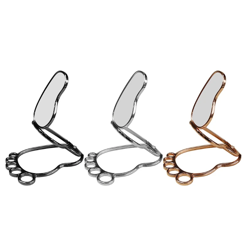 

360°Rotation Mobile Holder Metal Phone Ring Holder Accessories Black/ Gold/ Silver Three-ring Hanging Foot