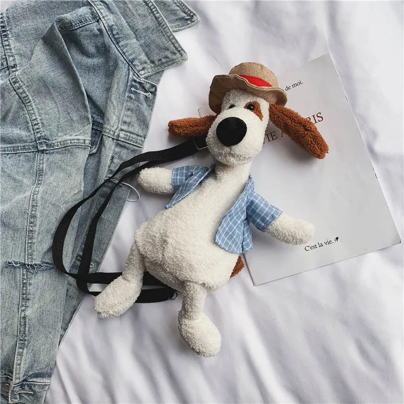 white dog Новые детские сумки-мессенджеры милые животные сумки на плечо милые сумки-мессенджеры маленькие сумки через плечо с рисунком - Цвет: white dog