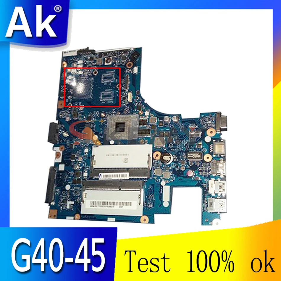 

Laptop Motherboard For Lenovo Ideapad G40-45 Core A4 14 Inch Mainboard ACLU5/ACLU6 NM-A281 5B20F77253 Tested DDR3