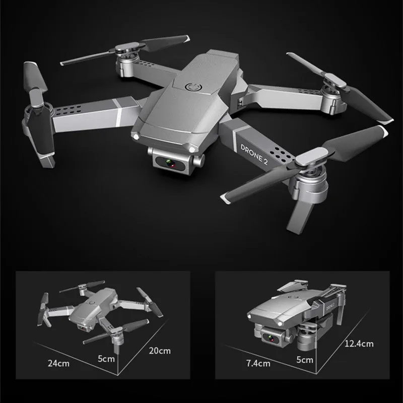 

E68 Drone Helicopter HD 4K 1080P Camera WIFI FPV Wide Angle Hight Hold Mode RC Foldable Quadcopter Weight 95g Kids Toys Gift