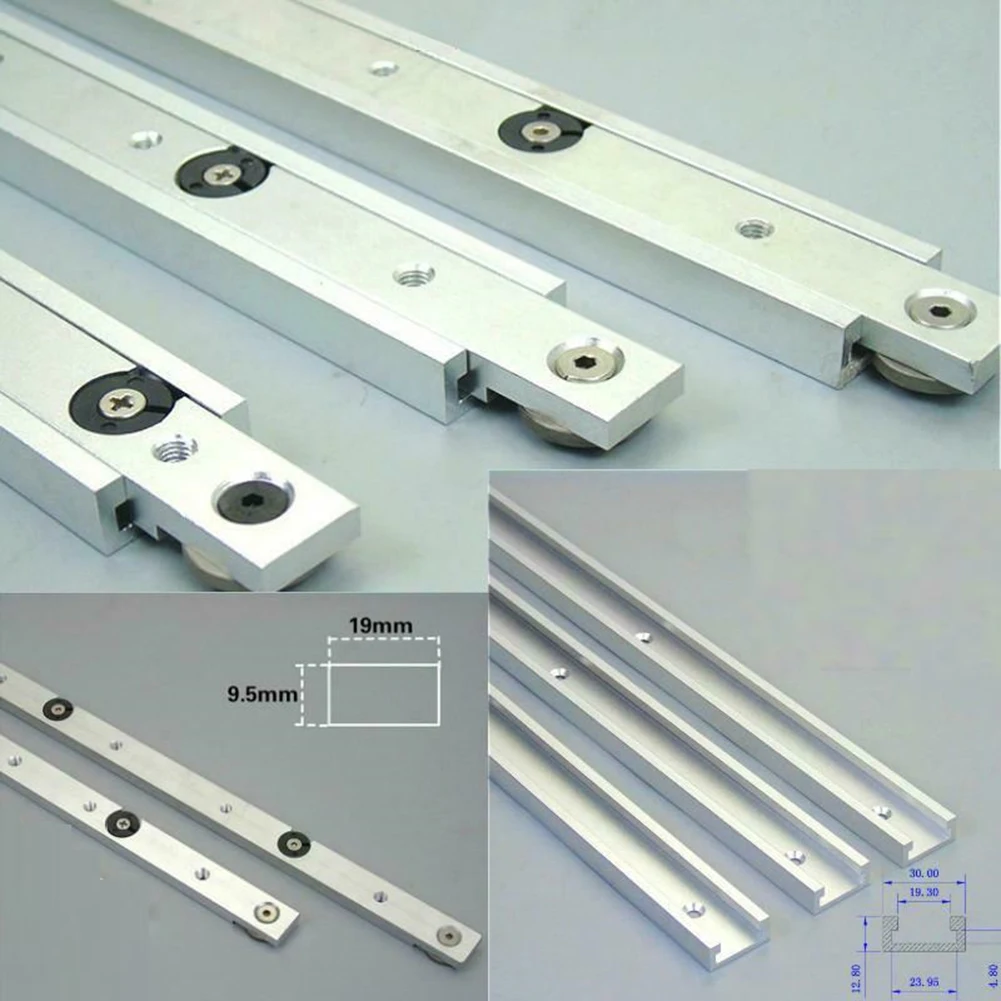 

1pc T track T-Slot Miter Track Miter Bar Slider Table Saw Miter 30mm Tool