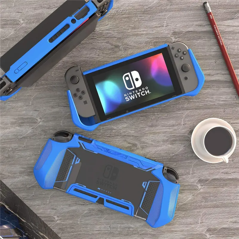 Прикрепляемый чехол для nintendo Switch Mumba Blade Series TPU Grip Cover совместим с консолью nintendo Switch и контроллером Joy-Con